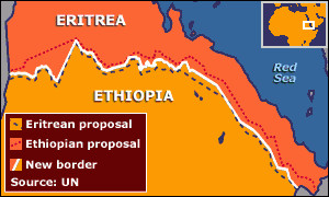 Eritrea Ethiopia border-UN